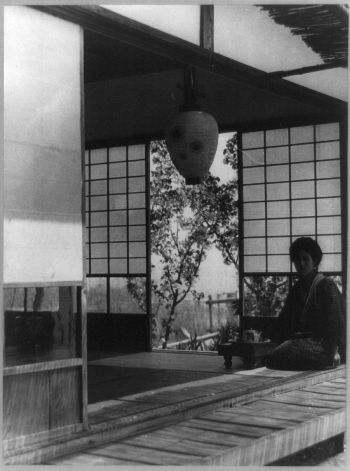 障子や襖のある昔の日本家屋