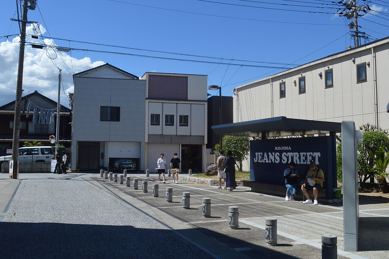 児島ジーンズストリートのポケットパーク