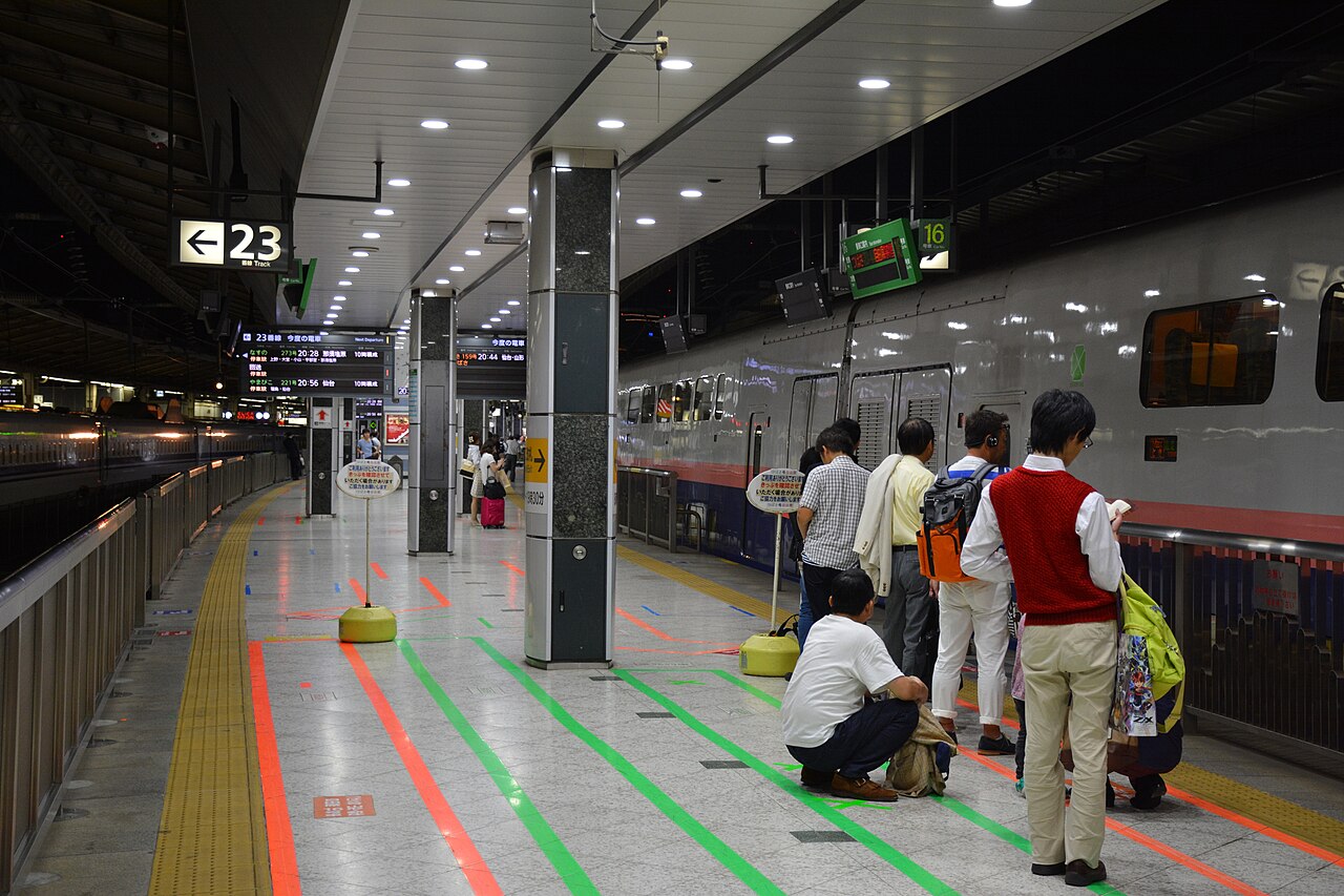 東京駅の新幹線ホーム