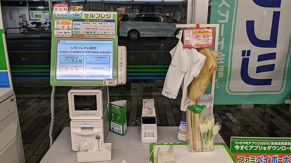 ファミリーマートのセルフレジ